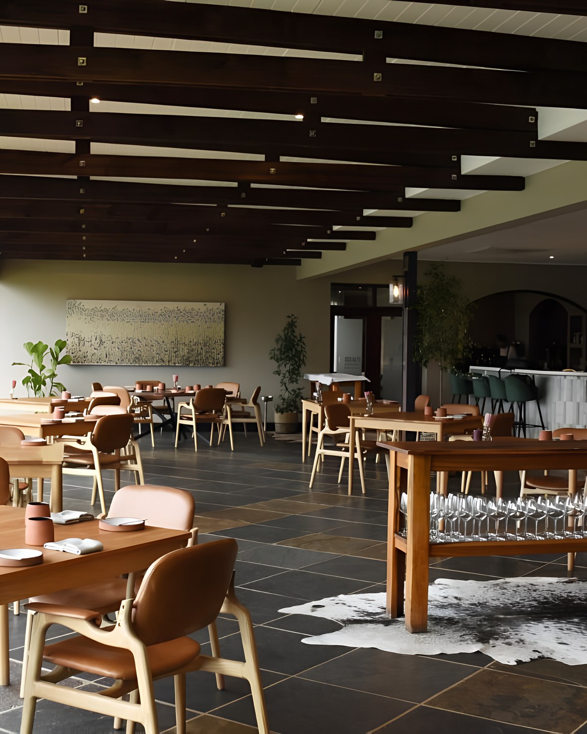 The Jordan Restaurant interior at Jordan Wine Estate, Stellenbosch
